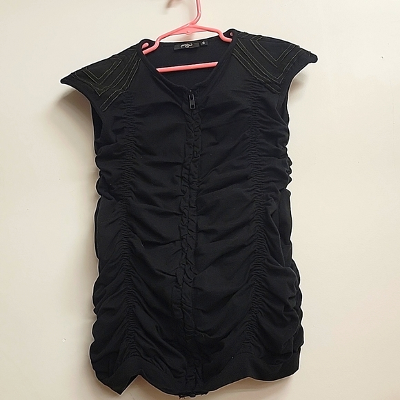 Mystic Zip Vest Mishu Witchy Vest Wasteland Nomad Elven Pixie Burner Small - Picture 1 of 4